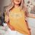 Soon To Be Mommy Mom Est 2024 Expect Baby Pregnancy Women's Oversized Comfort T-Shirt Mustard
