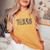 Texas For Cactus Texas For Girl Texas Yall Women's Oversized Comfort T-Shirt Mustard