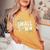 Texas Small Town Girl Hometown State Roots Home Women's Oversized Comfort T-Shirt Mustard