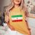 Vintage Iran Iranian Flag Pride Women's Oversized Comfort T-Shirt Mustard