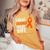I Wear Orange For My Wife Ms Warrior Multiple Sclerosis Women's Oversized Comfort T-Shirt Mustard