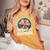 Wheel Of Fortune Clothes Fathers Day Wheel Of Fortune Dad Women's Oversized Comfort T-Shirt Mustard