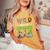 Wild About Kindergarten Teacher Student Zoo Safari Women's Oversized Comfort T-Shirt Mustard