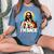 Bunny Christian Jesus Guess Who's Back Happy Easter Day Women's Oversized Comfort T-Shirt Blue Jean