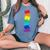 Lgbt Cat Stack Rainbow Gay Pride For Cat Lover Women's Oversized Comfort T-Shirt Blue Jean