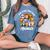 Just A Girl Who Loves Animals Wild Cute Zoo Animals Girls Women's Oversized Comfort T-Shirt Blue Jean