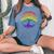 Lgbt Pride Month Tree Life Rainbow Gay Lesbian Women's Oversized Comfort T-Shirt Blue Jean
