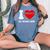 I Love My Music I Heart My Music Loud Vintage Women's Oversized Comfort T-Shirt Blue Jean