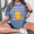 Mama Of The Birthday Duck Christmas Anime Party Outfit Women's Oversized Comfort T-Shirt Blue Jean