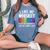 I Like My Whiskey Straight Friends Lgbtq Gay Pride Proud Women's Oversized Comfort T-Shirt Blue Jean