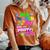 90S Rave Ideas For & Party Outfit 90S Festival Costume Women's Oversized Comfort T-Shirt Yam