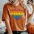 Ally Rainbow Flag Heart For Lgbt Gay Support Rights Women's Oversized Comfort T-Shirt Yam