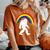 Bigfoot Graffiti Rainbow Sasquatch Tagger Women's Oversized Comfort T-Shirt Yam