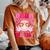 Bruh We Out Teacher Floral Hippie Smile Face Happy Last Day Women's Oversized Comfort T-Shirt Yam