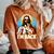 Bunny Christian Jesus Guess Who's Back Happy Easter Day Women's Oversized Comfort T-Shirt Yam