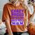 Crazy Proud Always Loud Baseball Mom Women's Oversized Comfort T-Shirt Yam