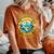 Earth Day Everyday Sunflower Environment Recycle Earth Day Women's Oversized Comfort T-Shirt Yam