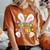 Egg Cited To Be A Big Sister Happy Easter Baby Announcement Women's Oversized Comfort T-Shirt Yam