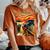 Expressionist Scream Chicken Lovers Artistic Chicken Women's Oversized Comfort T-Shirt Yam