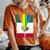 Lgbt Mexico Flag Zip Rainbow Mexican Gay Pride Women's Oversized Comfort T-Shirt Yam