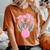 Pink Tiger For Girl Glasses & Pink Bubble Gum Women's Oversized Comfort T-Shirt Yam