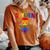 Gay Alien Lgbtq Pride Colorful Rainbow Sign Women's Oversized Comfort T-Shirt Yam