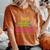 This Girl Glows Cute Girl Woman Tie Dye 80S Party Team Women's Oversized Comfort T-Shirt Yam