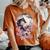 Japanese Dragon & Cherry Blossom & Full Moon Asian Women's Oversized Comfort T-Shirt Yam