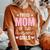 Mom Of 2 Girls Two Daughters Mother's Day Women's Oversized Comfort T-Shirt Yam