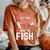 Move Over Boys Let This Girl Show You How To Fish Fishing Women's Oversized Comfort T-Shirt Yam