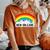 New Orleans Pride Lgbtq Rainbow Skyline Women's Oversized Comfort T-Shirt Yam