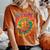 Praise The Lord Christian Faith Tie Dye Cute Christianity Women's Oversized Comfort T-Shirt Yam