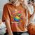 Rainbow Turtle Be Happy In Your Own Shell Autism Awareness Women's Oversized Comfort T-Shirt Yam