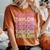 Retro First Name Taylor Girl Boy Surname Repeated Pattern Women's Oversized Comfort T-Shirt Yam