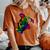 Skeleton On Skateboard Rainbow Skater Graffiti Skateboarding Women's Oversized Comfort T-Shirt Yam