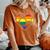 Soccer Heart Sport Lgbtq Rainbow Gay Pride Ally Women Women's Oversized Comfort T-Shirt Yam