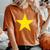 Vietnam Flag Vietnamese Pride Patriot Star Women's Oversized Comfort T-Shirt Yam