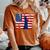 Vintage New York City Usa Flag Graphic New York City Women's Oversized Comfort T-Shirt Yam