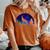 Wolf Howling Moon Love Wolves Cosmic Space Galaxy Girl Women's Oversized Comfort T-Shirt Yam