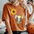 You-Are-My-Sunshine Elephant Sunflower Hippie Quote Song Women's Oversized Comfort T-Shirt Yam