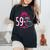 I Am 59 Plus 1 Middle Finger Pink Crown 60Th Birthday Women's Oversized Comfort T-Shirt Black