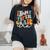 In My 5Th Grade Era Groovy Retro Fifth Grade Back To School Women's Oversized Comfort T-Shirt Black