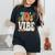 70'S Vibe Costume 70S Party Outfit Groovy Hippie Peace Retro Women's Oversized Comfort T-Shirt Black