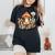 Aesthetic Fox On Mushroom Cottagecore Vintage Nature Floral Women's Oversized Comfort T-Shirt Black