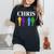 Chris 2024 Chris First Name Personalized For Women Women's Oversized Comfort T-Shirt Black