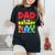 Dad And Mom Birthday Boy Gorilla Game Family Matching Women's Oversized Comfort T-Shirt Black