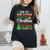 Due To Inflation Ugly Christmas Sweaters Xmas Kid Women's Oversized Comfort T-Shirt Black