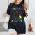 Free Mom Hugs Lgbt Pride Mama Cat Rainbow Cute Women's Oversized Comfort T-Shirt Black