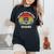 Cat Reading Quote Vintage Reading Lovers' Idea Women's Oversized Comfort T-Shirt Black