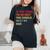 If You Think I'm An Idiot Meet My Dad Sarcastic Meme Women's Oversized Comfort T-Shirt Black